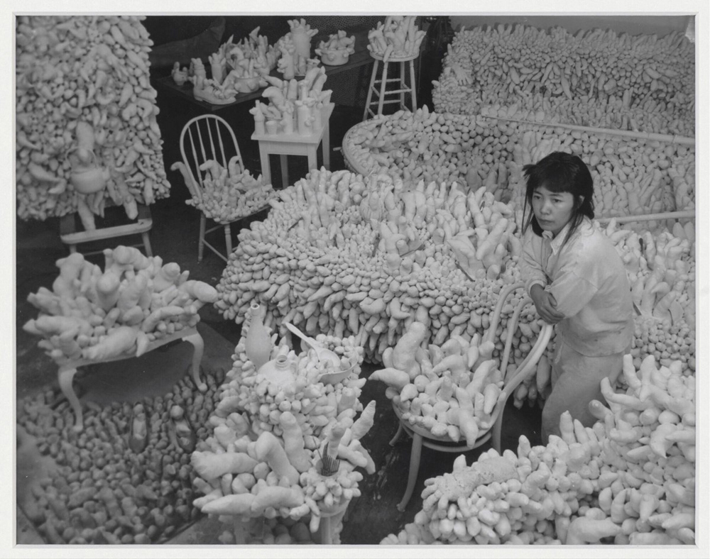 ‘Compulsion Furniture (Accumulation)’, 1964.  Image courtesy: Ota Fine Arts, Tokyo / © Yayoi Kusama, Yayoi Kusama Studio Inc.