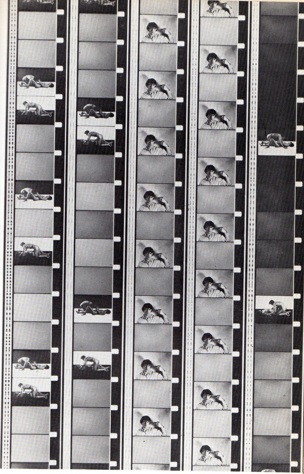 Negatives of Piece Mandala/End War, a film by Paul Sharits (1966) Colour, 16mm, 5 mins.