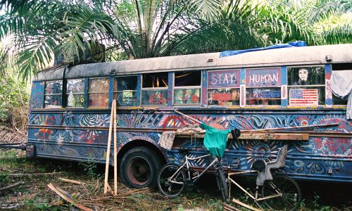 Mobile Art And Buses At Mexico’s World Rainbow Gathering
