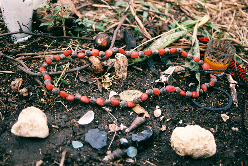 BILL'S EARTH PIPE SHRINE.