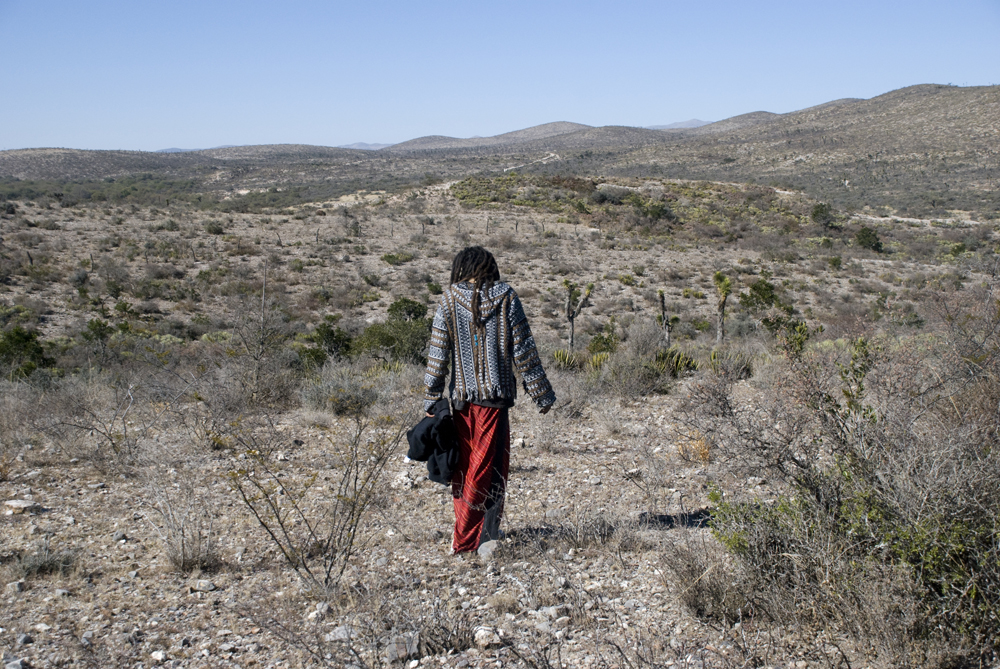 Chila in the desert of Tulle one afternoon. We left in the morning and spent the day wandering the vast expanses of the desert, returning as the moon rose above us.