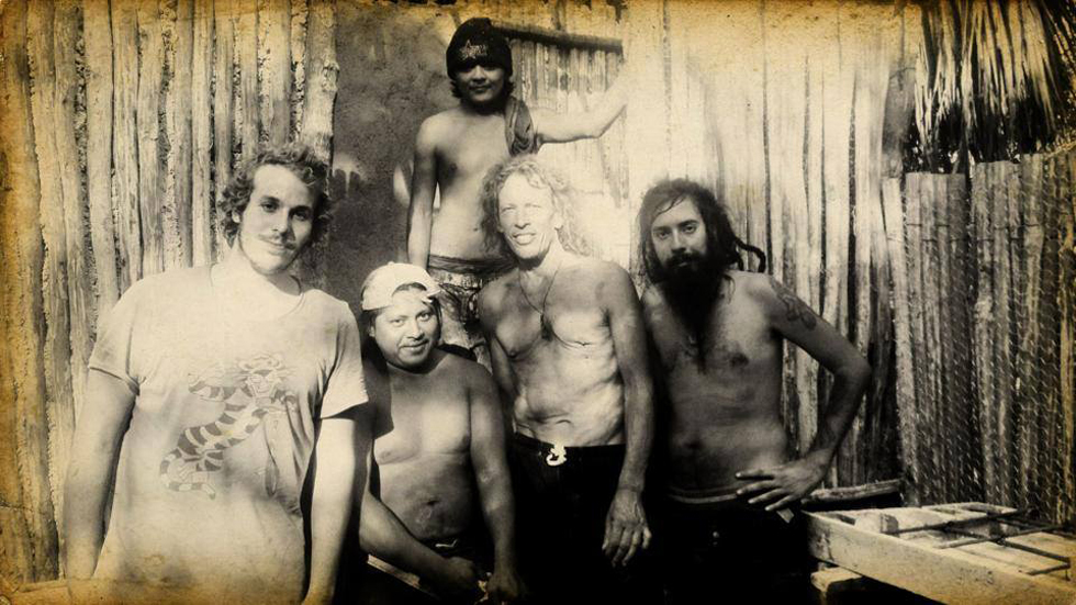 J from Colorado (left) and Guillermo Alarcon (right) with Lemurian friends.