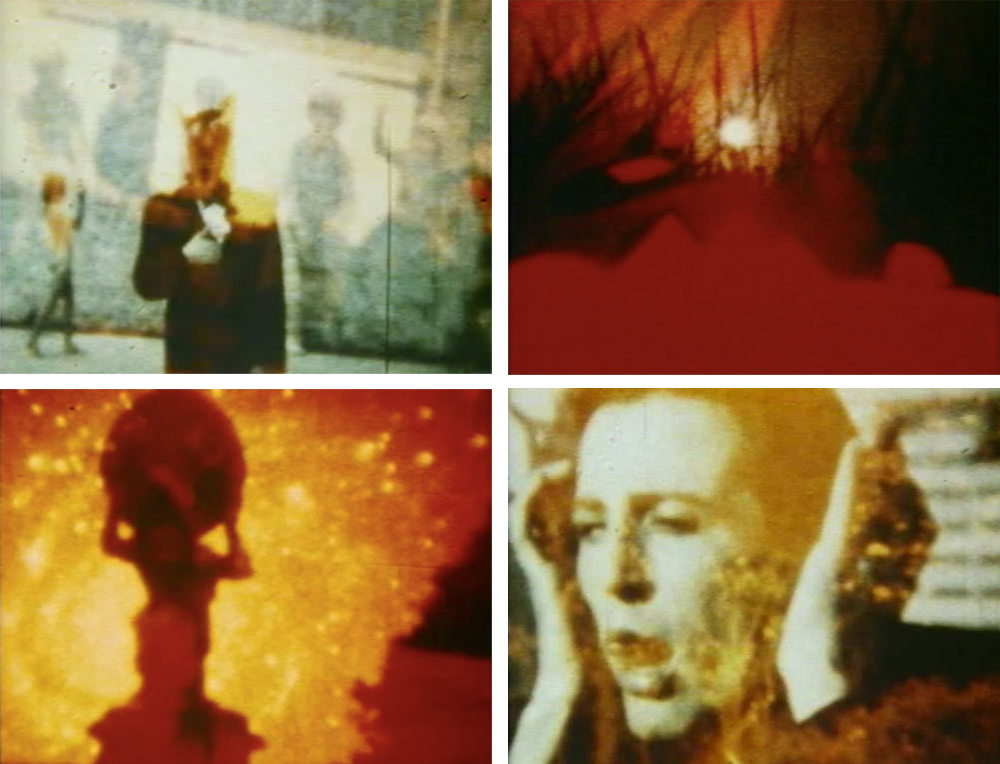 Stills from In The Shadow Of The Sun (1972-74) A film by Derek Jarman. Silent, Colour, Super 8, 54 mins. 