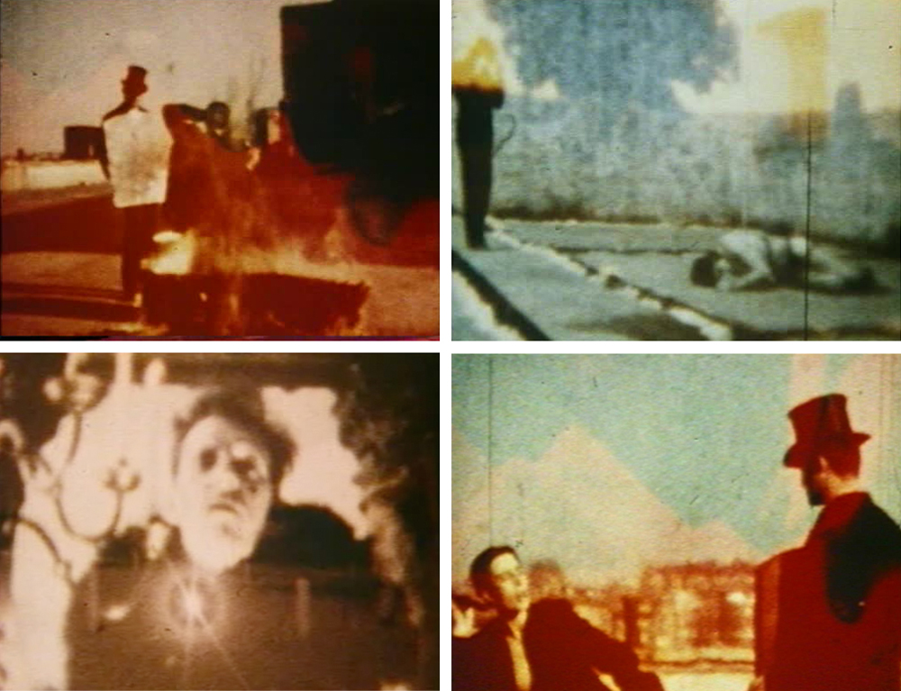 Stills from In The Shadow Of The Sun (1972-74) A film by Derek Jarman. Silent, Colour, Super 8, 54 mins. 