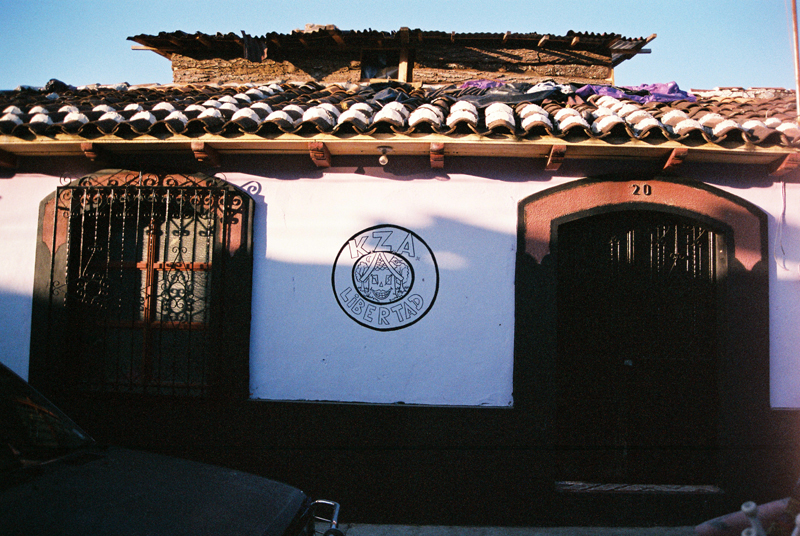 Casa Libertad as seen from the street.