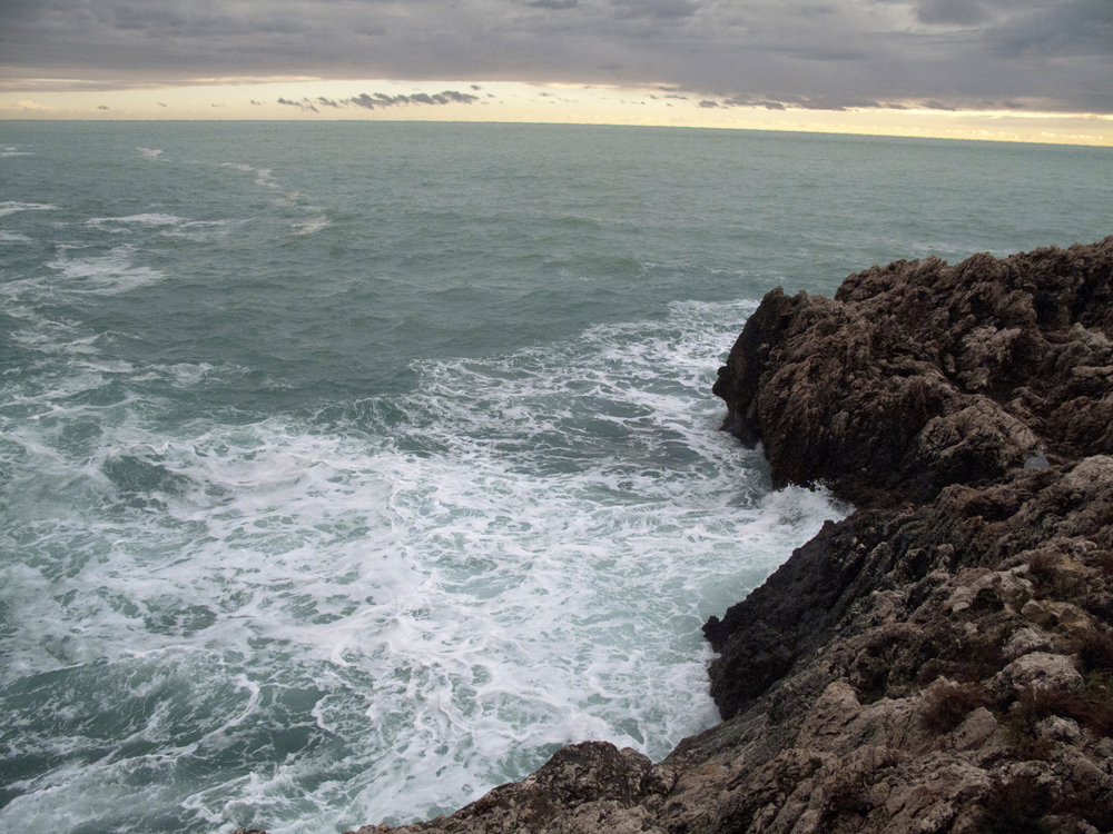 A curious profile appears on this cliff. A woman walking past told me this was The Guardian of the Sea. Perhaps this is one Cocteau's reincarnations into this landscape which he loved so much...