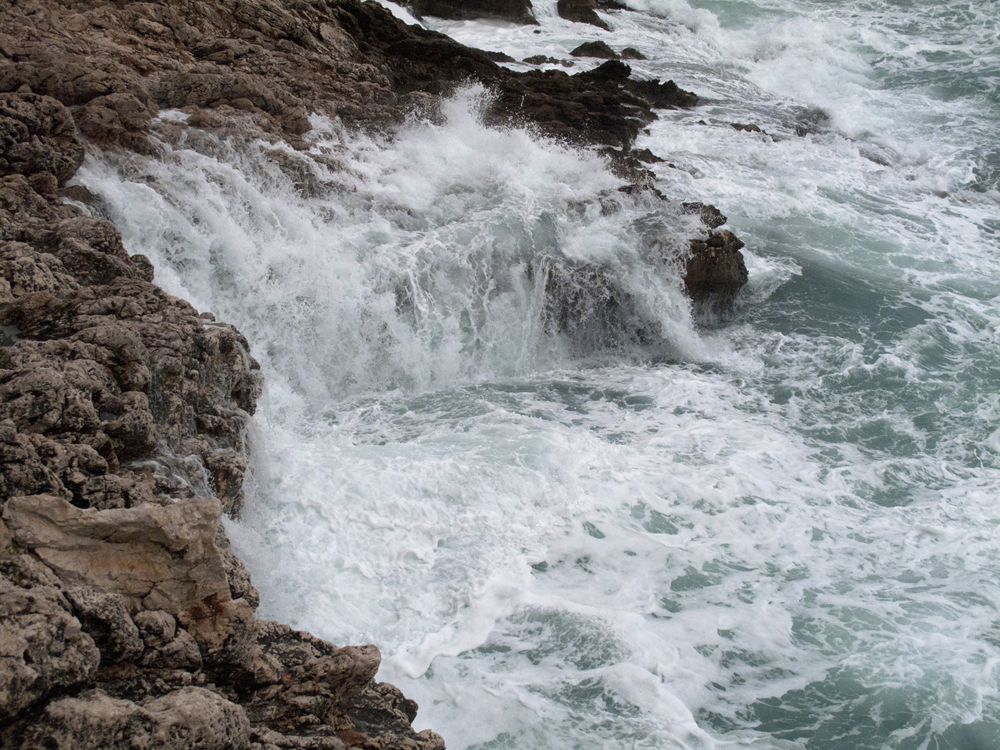 The powerful Mediterranean sea.