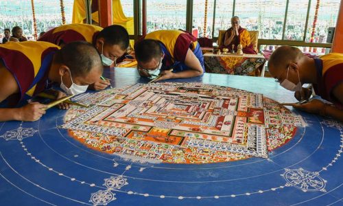 Kalachakra Sand MANDALA With The DALAI LAMA