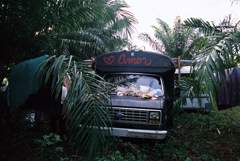 Amor from Canada... Amigos from Amor wanted to apologise for the trash that was soon to be removed.