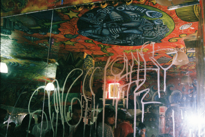 Graffiti inside Las Duelistas.