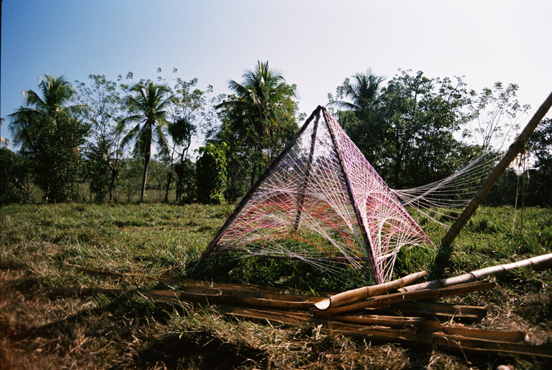 Installations around the Main Stage. Photo by Sophie Pinchetti.