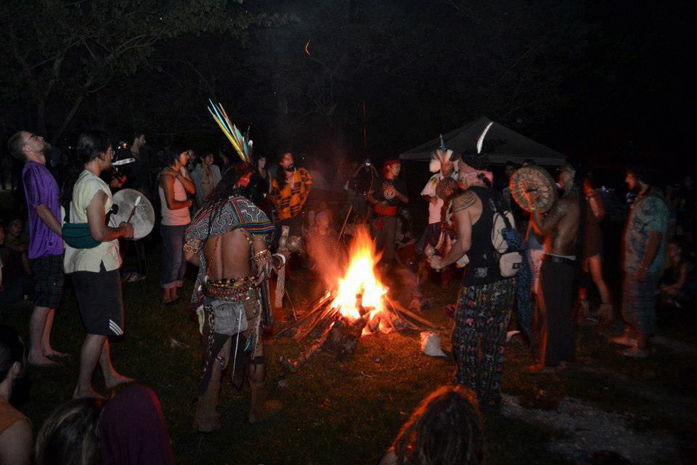 Convergence of Spirits at the Sacred Fire.