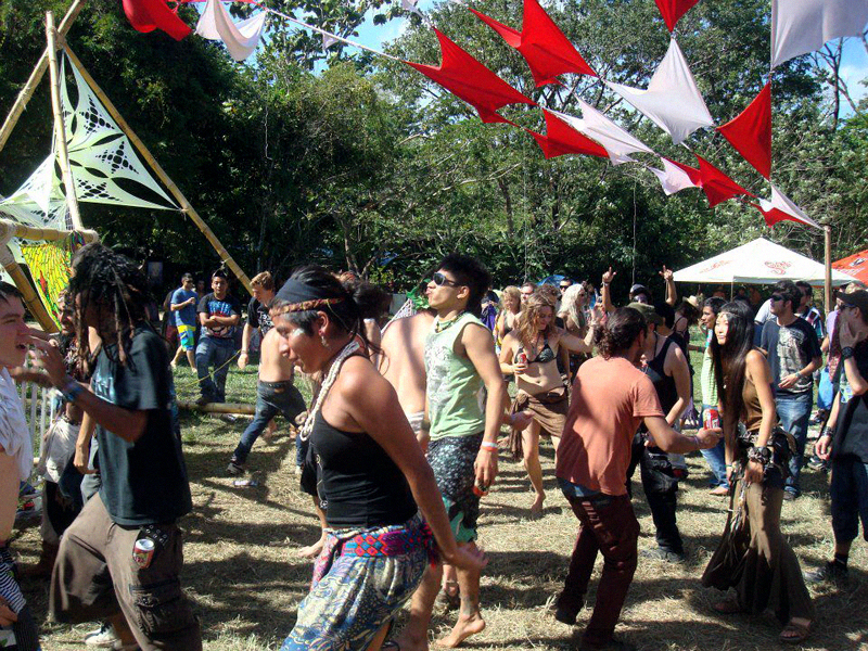 Day time Trance at the Popol Vuh Festival.