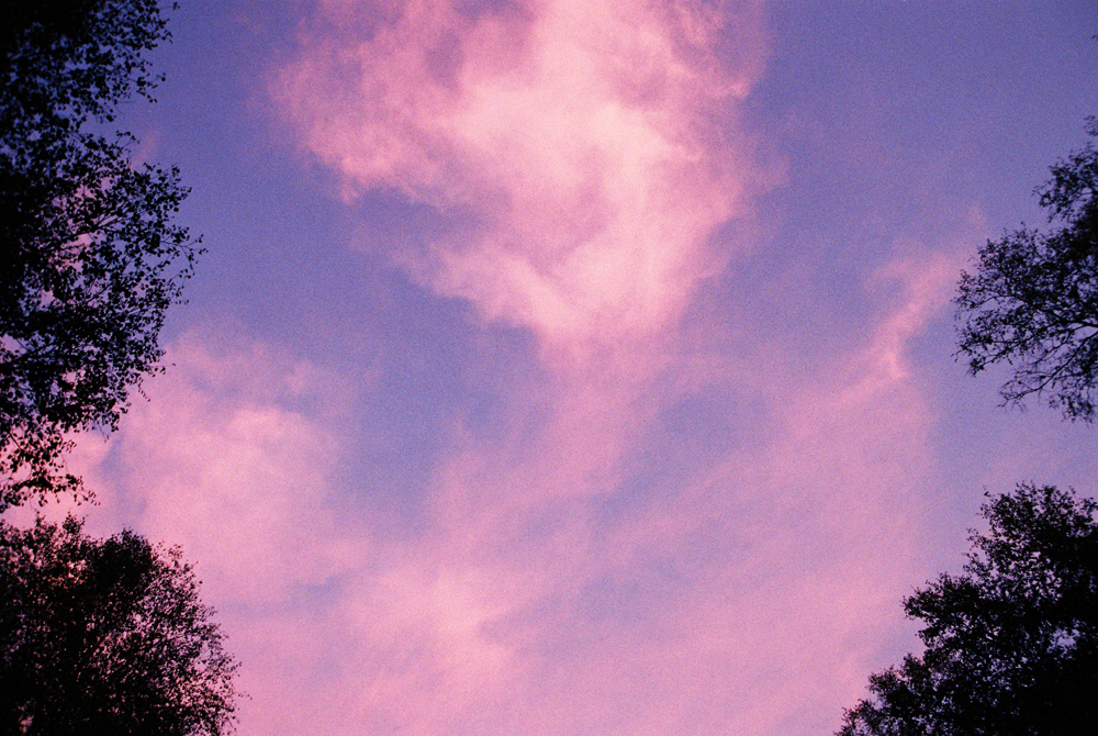 Spirit of the Rainbow Gathering rising in the sky.