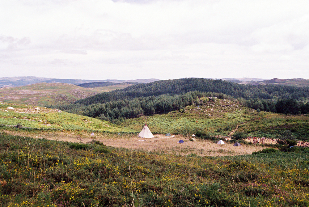 Tipi home at the Rainbow Gathering.