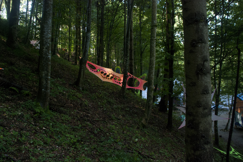 Installation near the main stage.