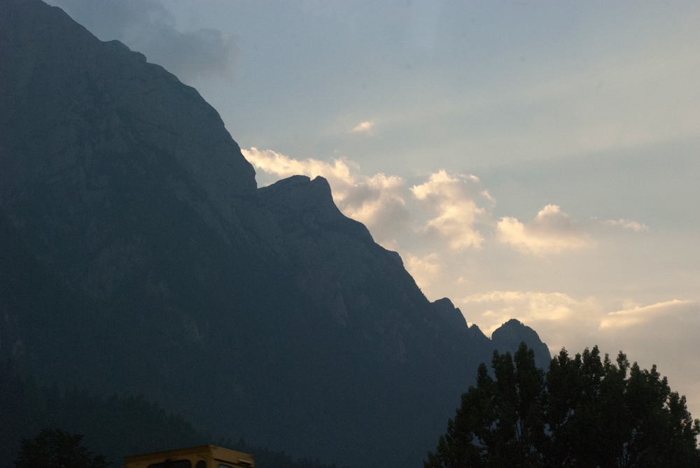 The powerful mountains of Transylvania in Romania.