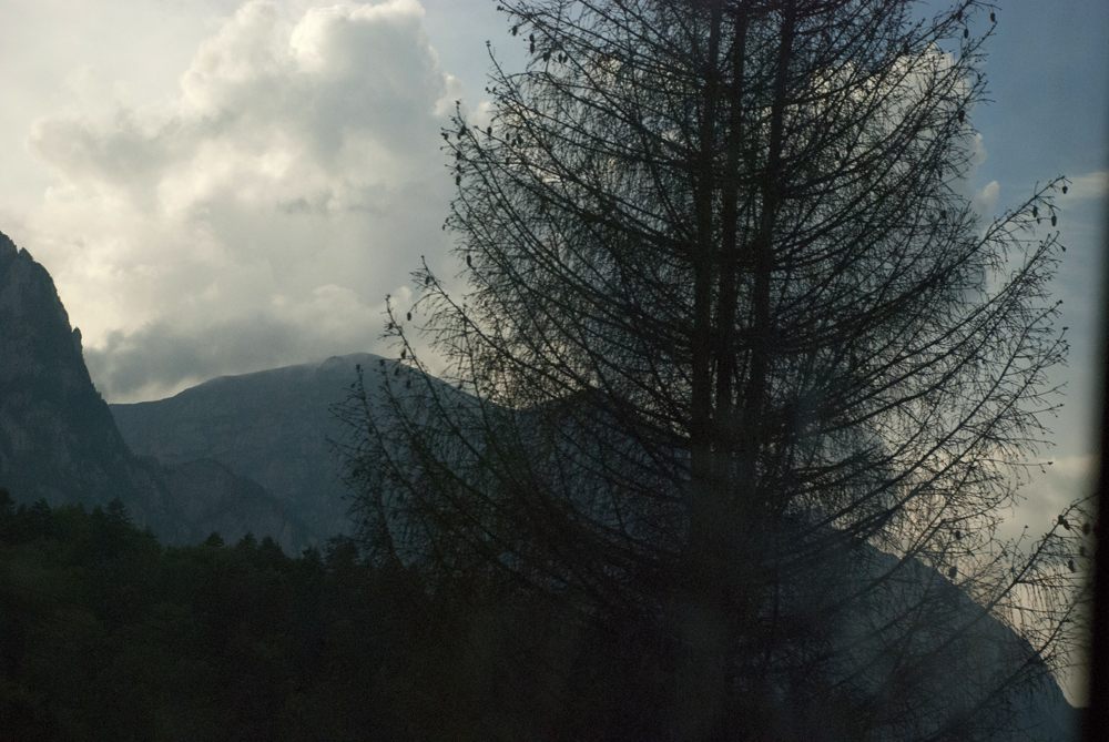 Morning in the mountains of Transylvania.