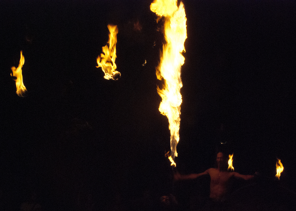 Power of the fire... Kuukaisun Toru Sato from the Tribal Ninjas.