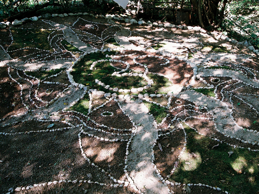 Om in the Zen Garden.