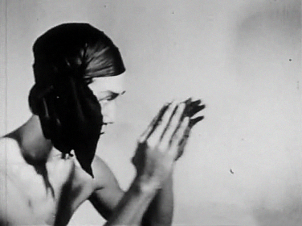 A still from Meditation on Violence (1948) a film by Maya Deren. Black and white, 16mm, 15mins.