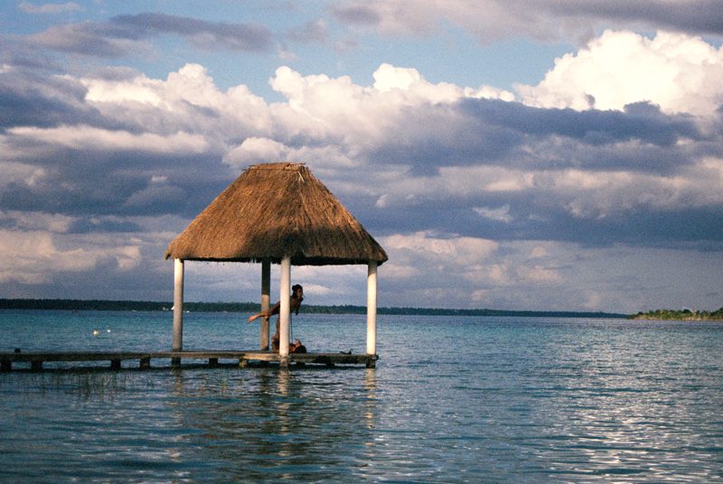 Sunset in Bacalar.