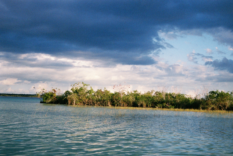 Sunset in Bacalar.