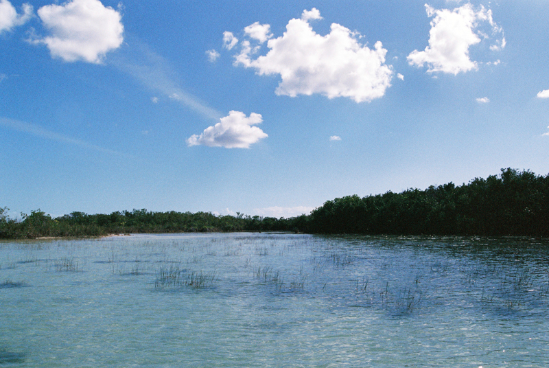 The laguna in Bacalar.