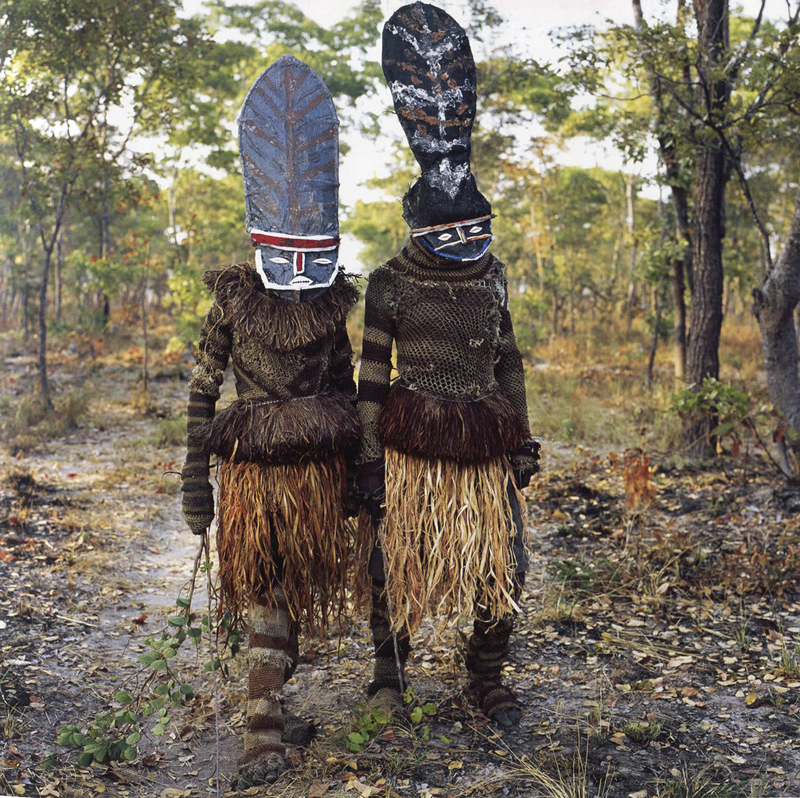 Kambulo and Kapada (They Start the Dance), Makishi Masquerade, Kaoma, Zambia, 2007. 