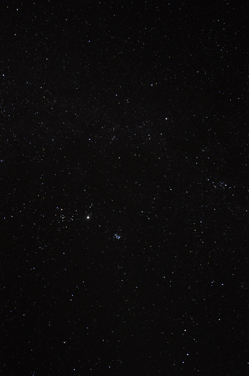 The desert night sky.