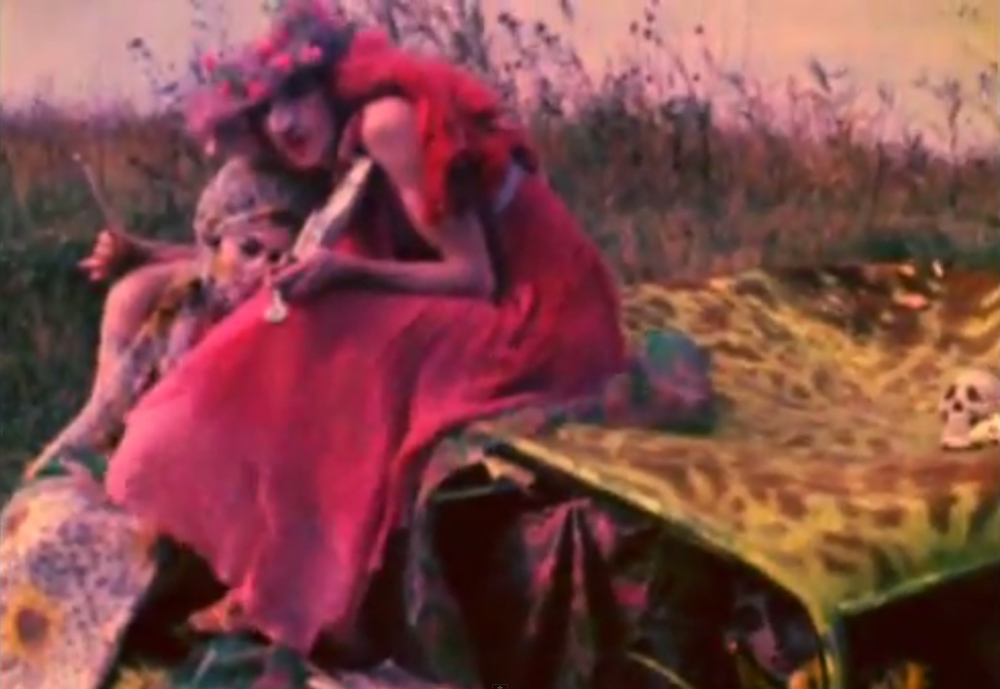 A still from Normal Love (1963) A film by JACK SMITH. Colour, Sound, 16mm, 103 mins.