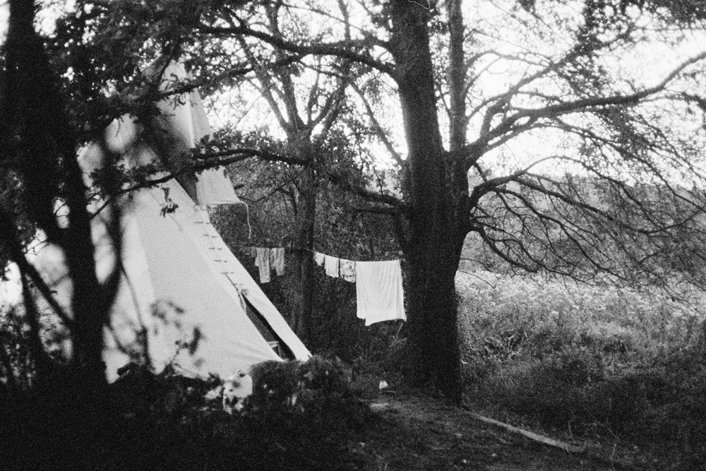 White tipi, Hungary.