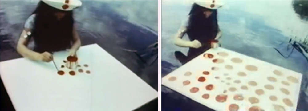 Stills from Self-Obliteration (1968) A film by Yayoi Kusama & Jud Yalkut. Colour, Sound, 16 mm, 24 mins.