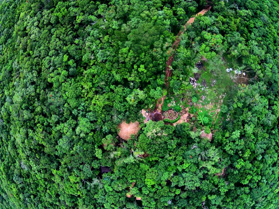 Some aerial UAV photography of Lemurian Embassy as of September 2015!