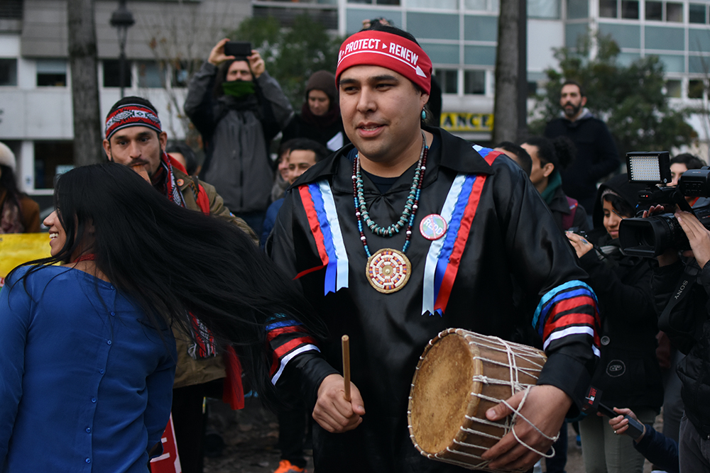 Dallas Goldtooth, KXL Campaign Organizer for the Indigenous Environmental Network, from the Mdewakanton Dakota & Dińe Nations, Minnesota, USA. 