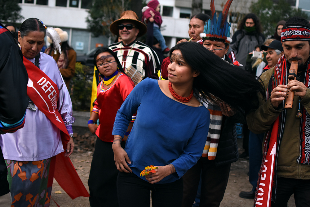 Nina Gualinga, indigenous activist from Sarayaku, Kichwa Tribe in Ecuador. 