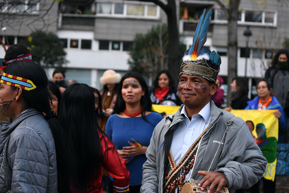 Félix Santi, President of Sarayaku, Kichwa tribe in Ecuador. 