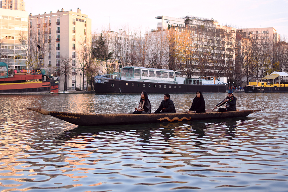 AMAZONIAN TRIBE’S “CANOE OF LIFE” Brings A Message On Climate Change to Paris