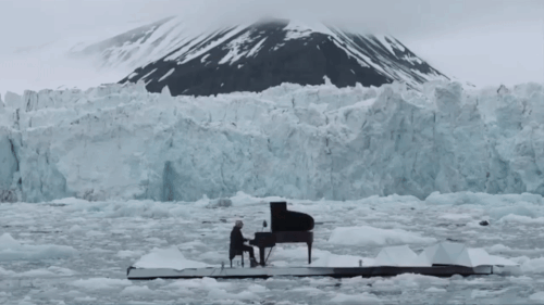 The Third Eye magazine-gif collection-Ludovico Einaudi - 'Elegy for the Arctic' - Official Live (Greenpeace)
