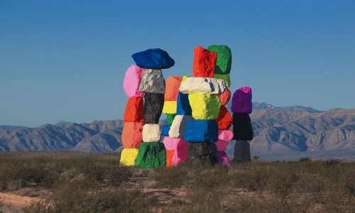 Seven Magic Mountains in the American West