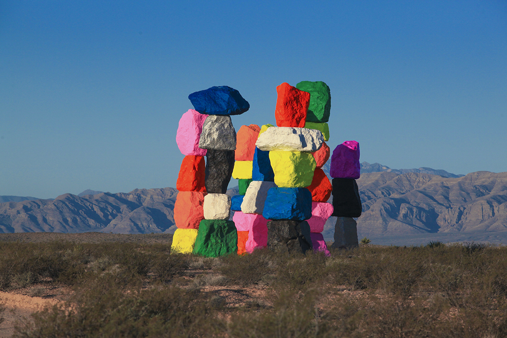 Seven Magic Mountains in the American West